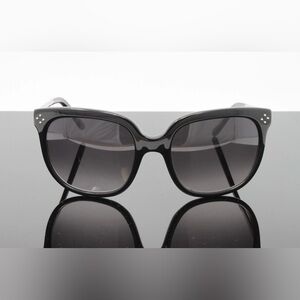 Vintage Chloe Sunglasses Women's Square CE642S 023 Black 55mm Grey Gradient Lens